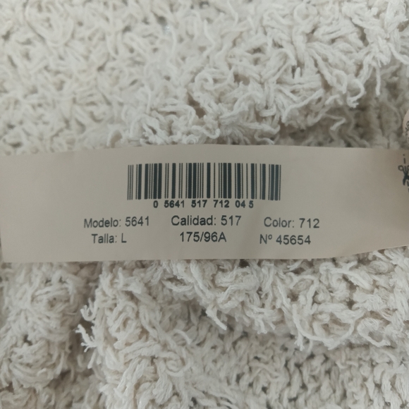 Massimo Dutti Bouclé Knit Cardigan Sweater Large Beige Cream Italy Cozy Designer - Picture 12 of 13